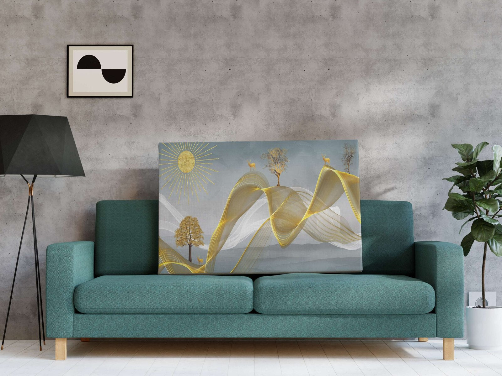 Framed Canvas Art for Bedroom & Living Room Style