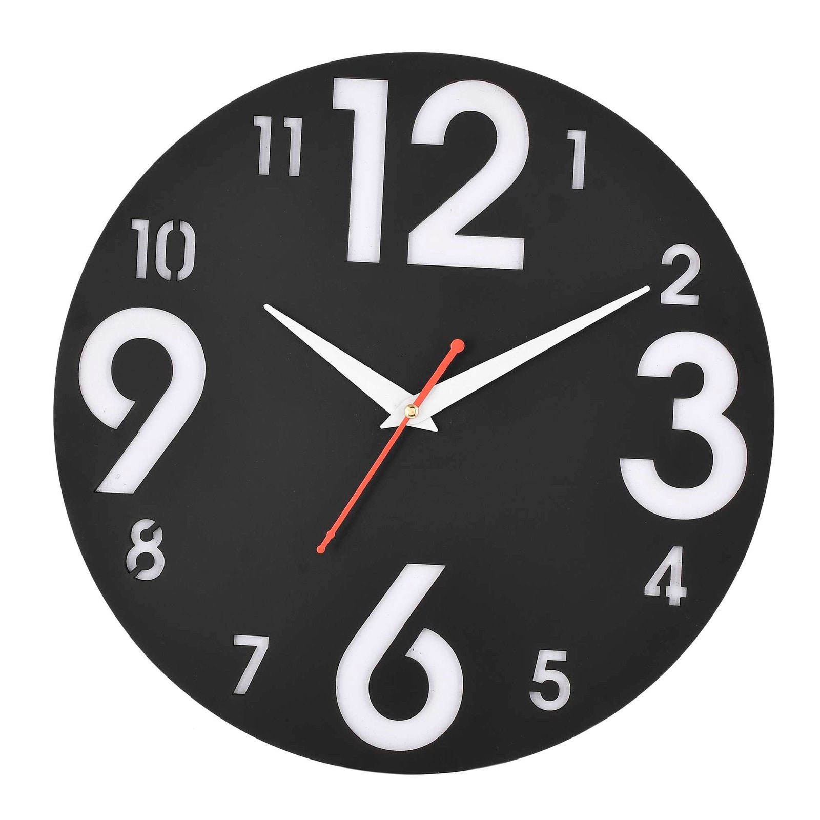 Wooden Silent Non-Ticking Wall Clock for Home Stylish Latest Designer Wall Clock for Home Living Room Bedroom Office Hall