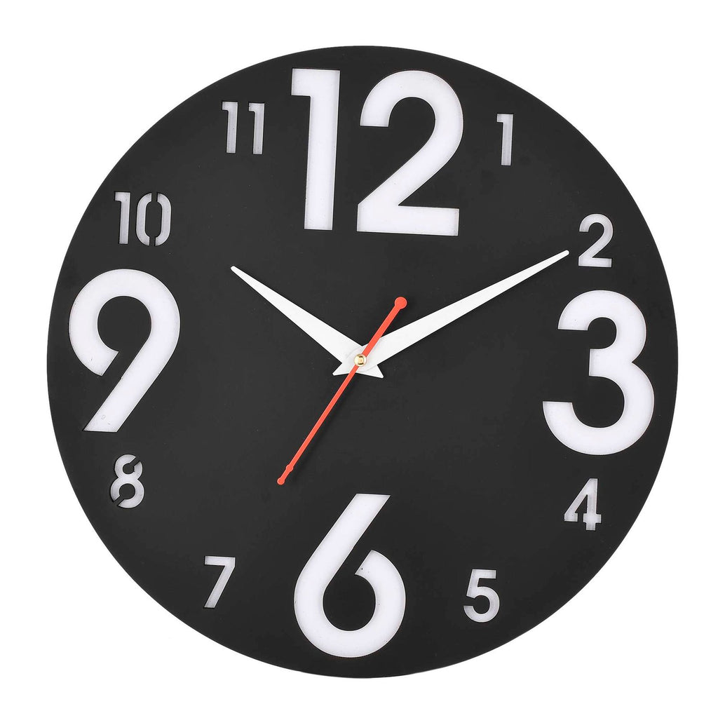 Wooden Silent Non-Ticking Wall Clock for Home Stylish Latest Designer Wall Clock for Home Living Room Bedroom Office Hall