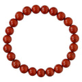 Red Jasper Bracelet for Women Men's Gifts - Protection Healing Crystal Bracelet - 8mm Gemstone Beaded Adjustable