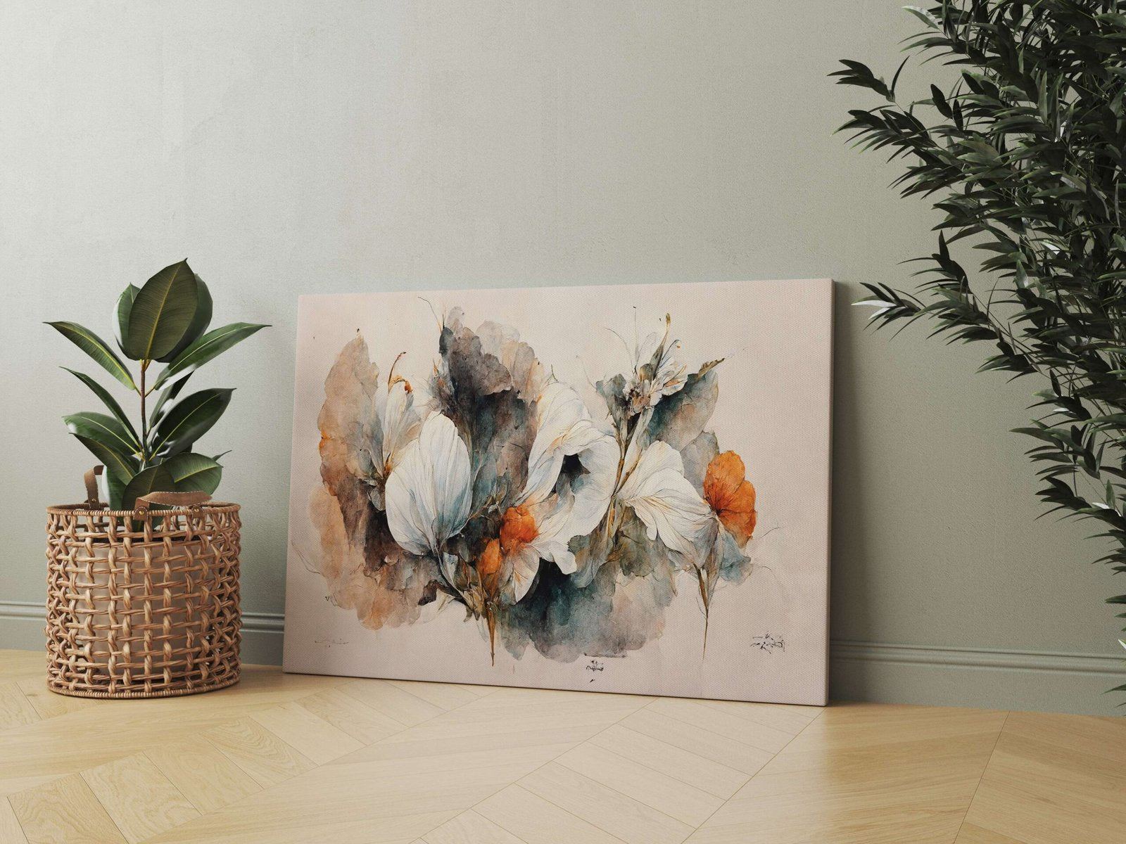 Elegant Framed Canvas Paintings for Wall Decoration