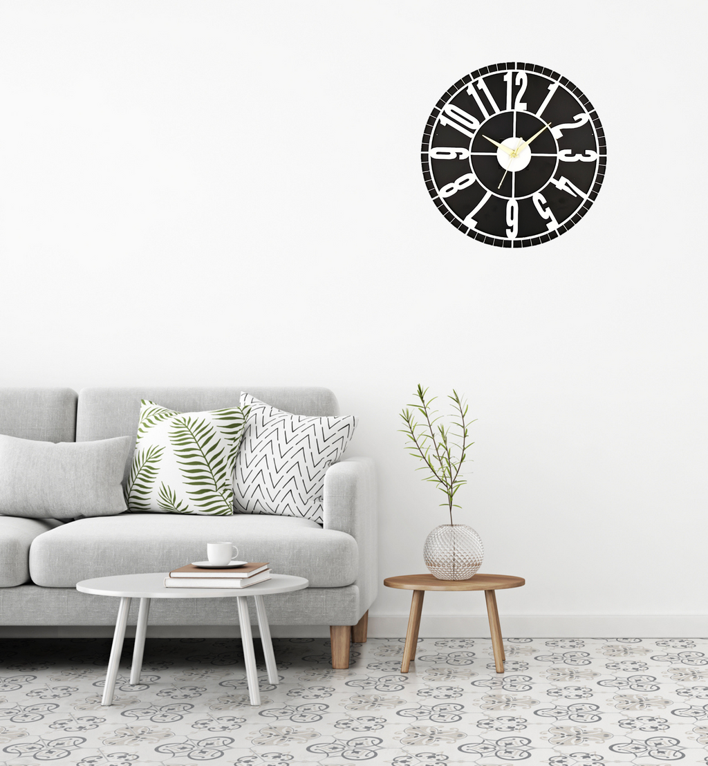 Wooden Silent Non-Ticking Wall Clock for Home Stylish Latest Designer Wall Clock for Home Living Room Bedroom Office Hall