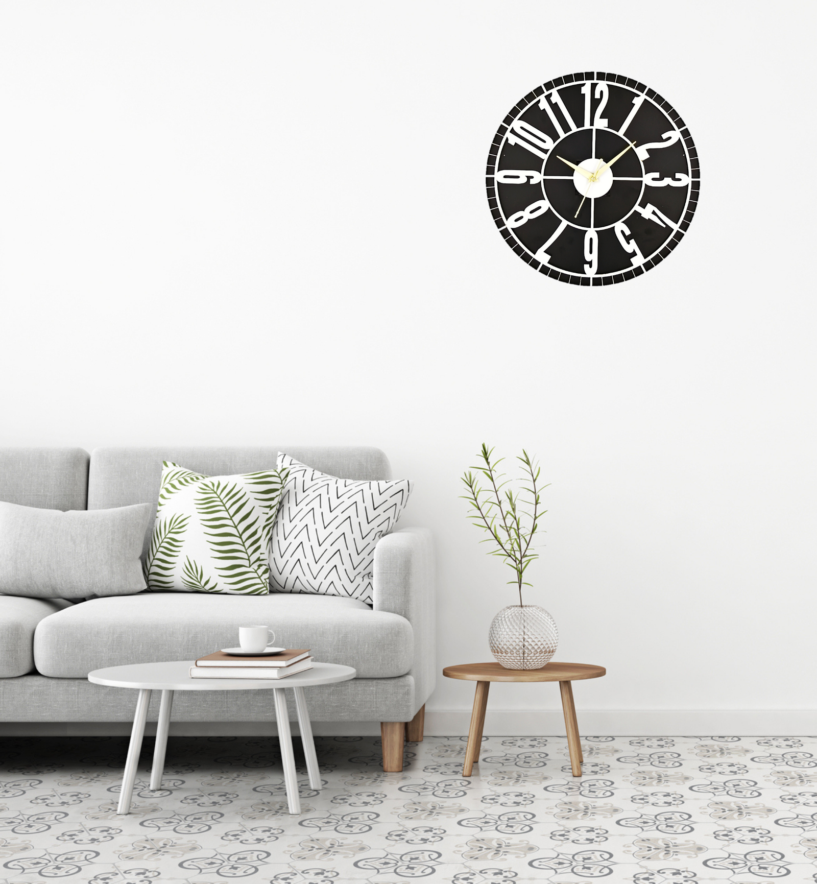 Wooden Silent Non-Ticking Wall Clock for Home Stylish Latest Designer Wall Clock for Home Living Room Bedroom Office Hall