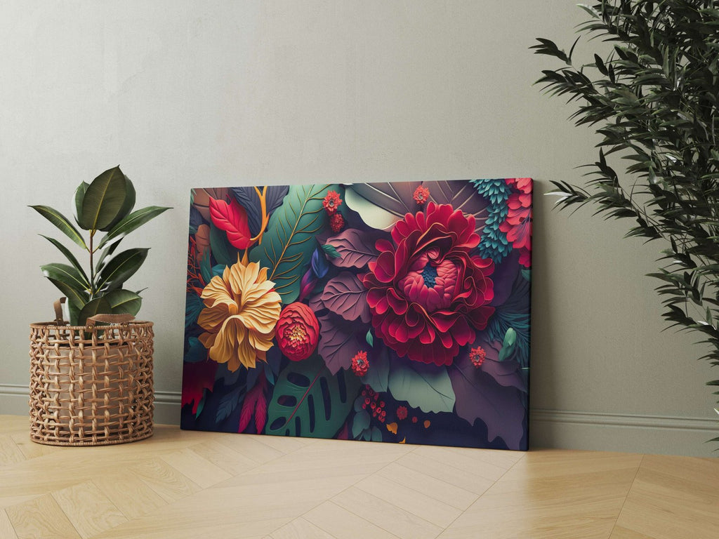 Framed Canvas Paintings for Hotel & Home Walls