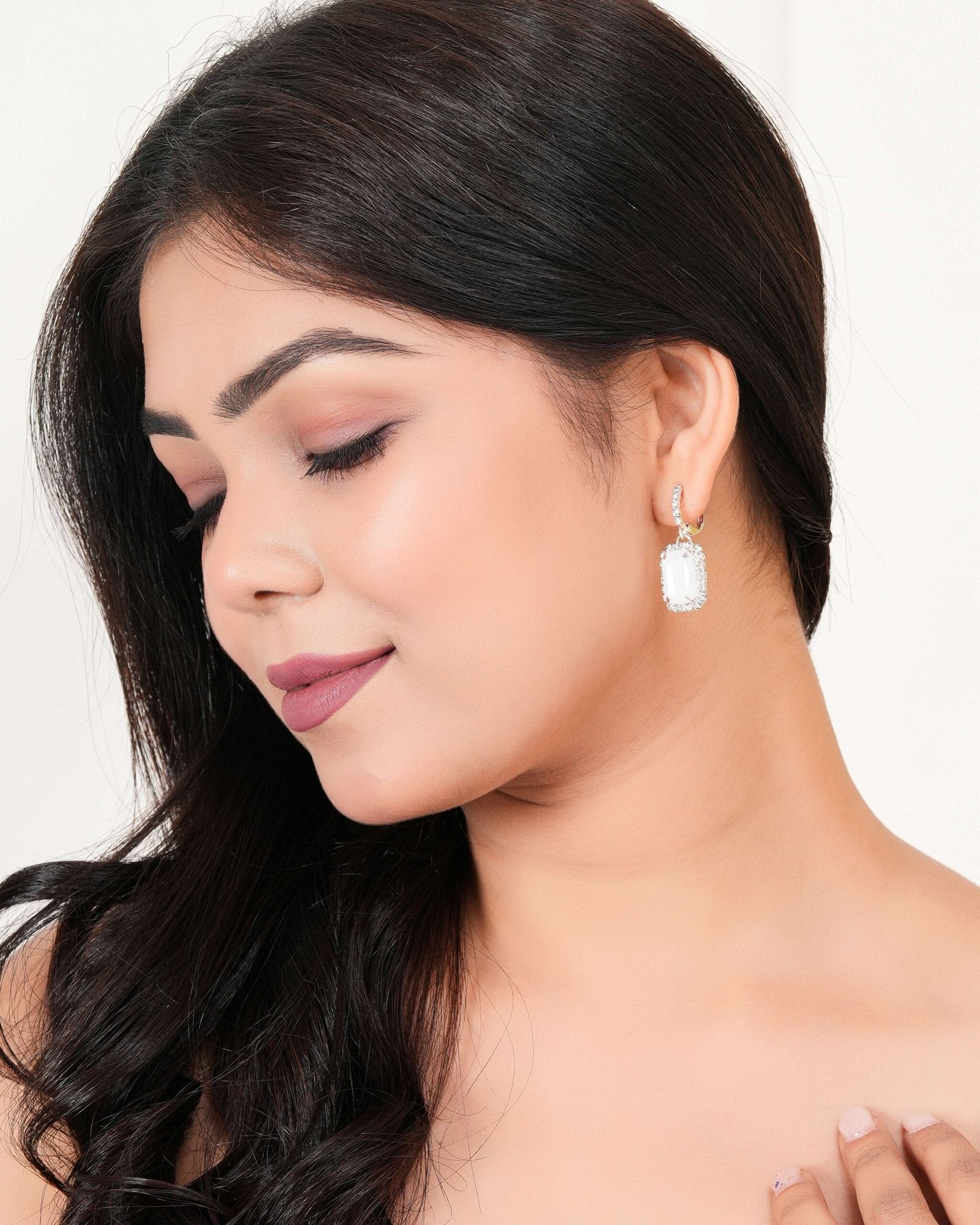 Women's Drop Earrings, Dangling Silver Earrings, Hammered Earrings, Geometric Earrings, Ethnic Earrings, Boho Earrings, Statement Earrings