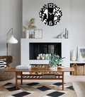 Wooden Silent Non-Ticking Wall Clock for Home Stylish Latest Designer Wall Clock for Home Living Room Bedroom Office Hall