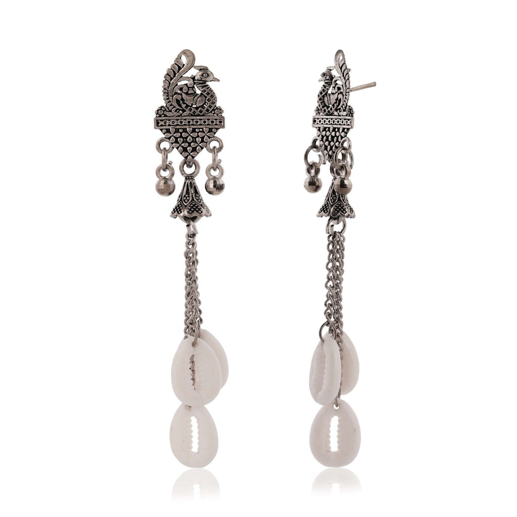 Women's Indo Western Teardrop Shaped Party Wear Ethnic Stud Earrings for Women -AZ838-OX-ER31