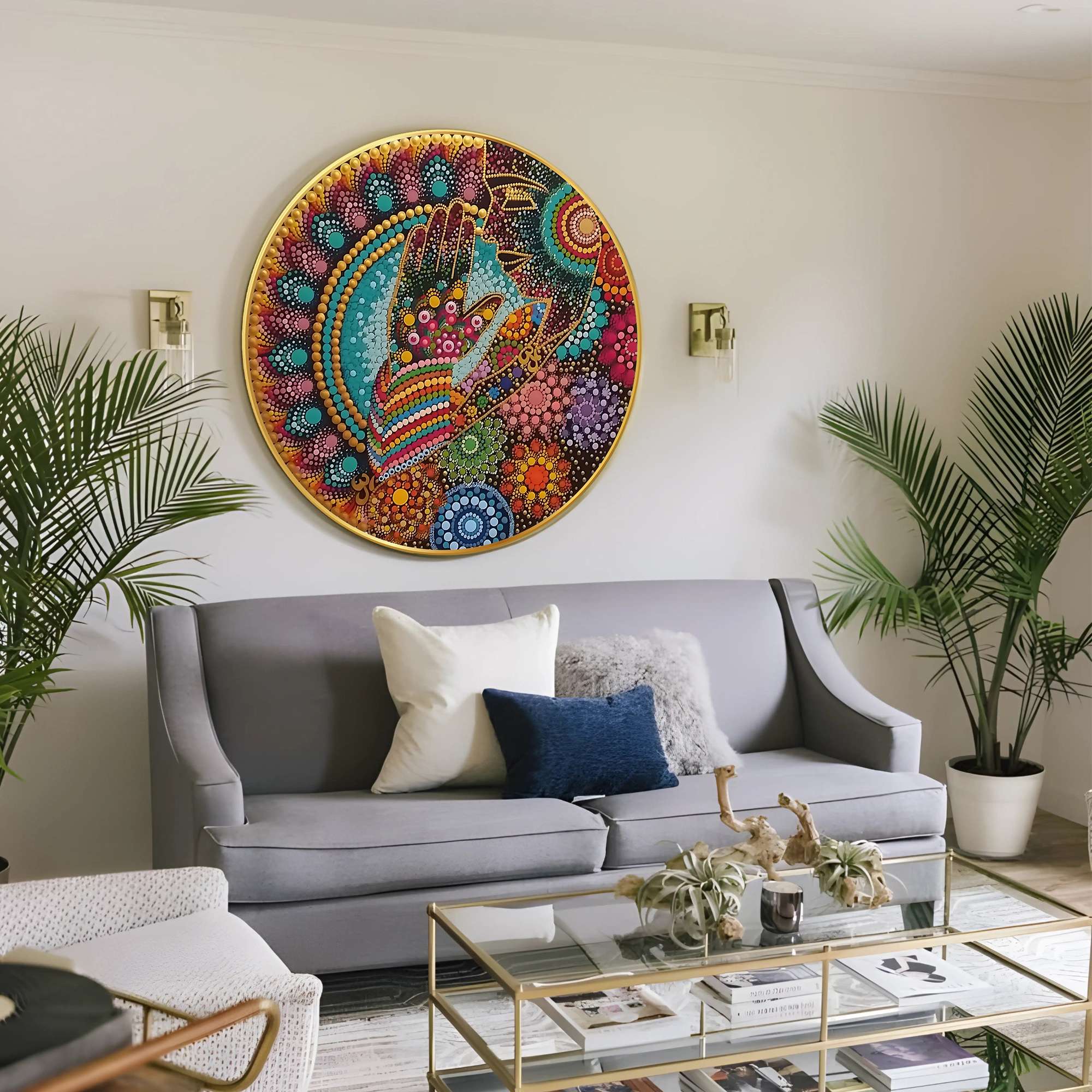 Round Wall Painting