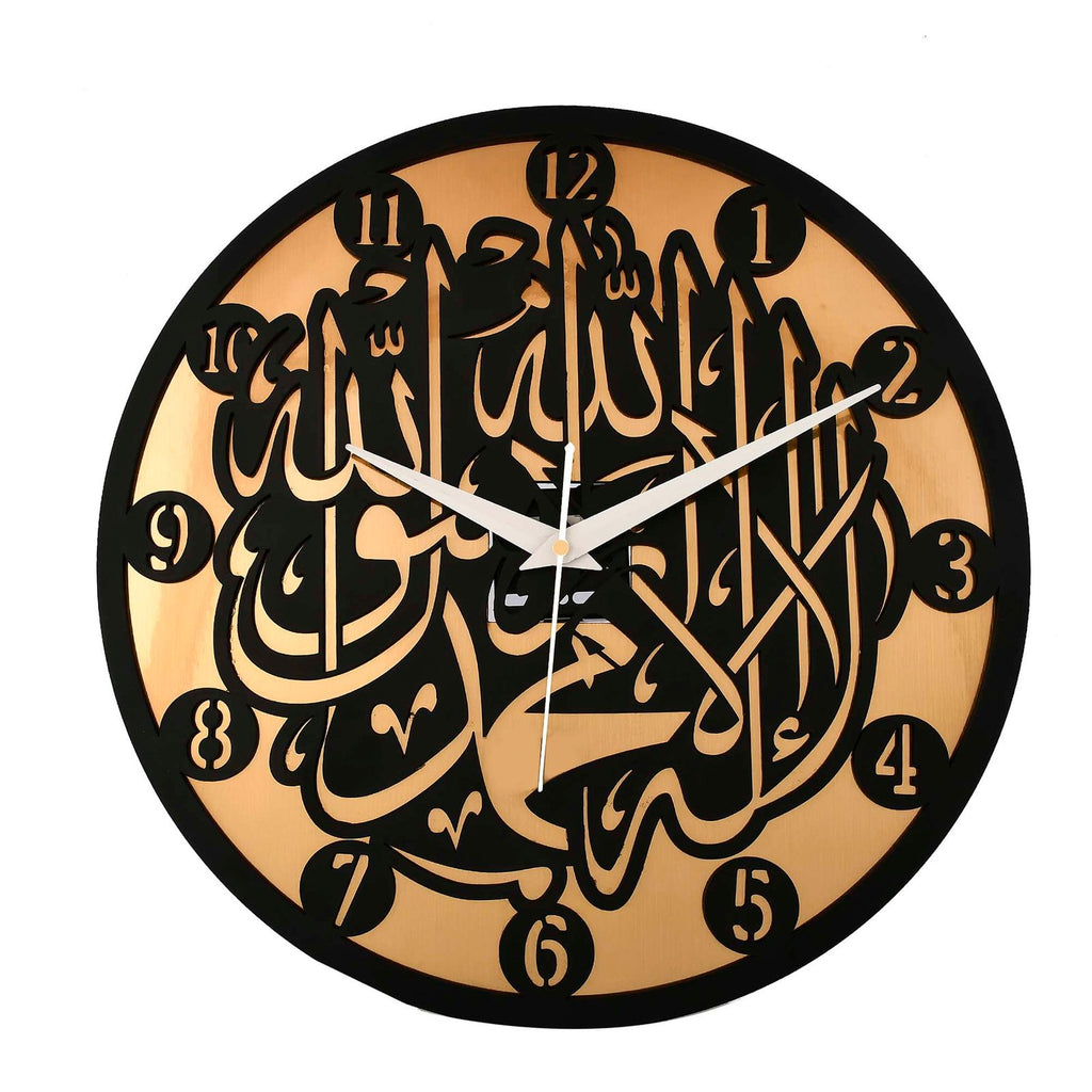 Wooden Silent Non-Ticking Wall Clock for Home Stylish Latest Designer Wall Clock for Home Living Room Bedroom Office Hall