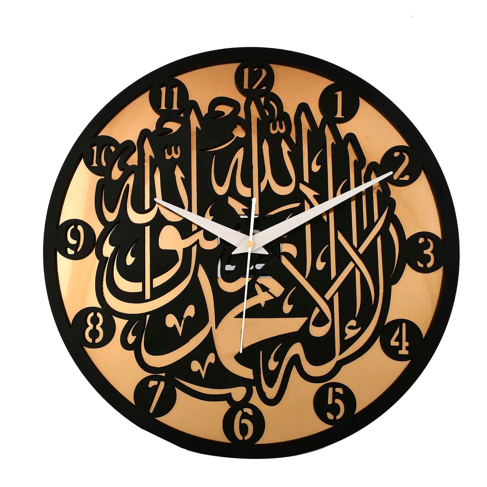 Wooden Silent Non-Ticking Wall Clock for Home Stylish Latest Designer Wall Clock for Home Living Room Bedroom Office Hall