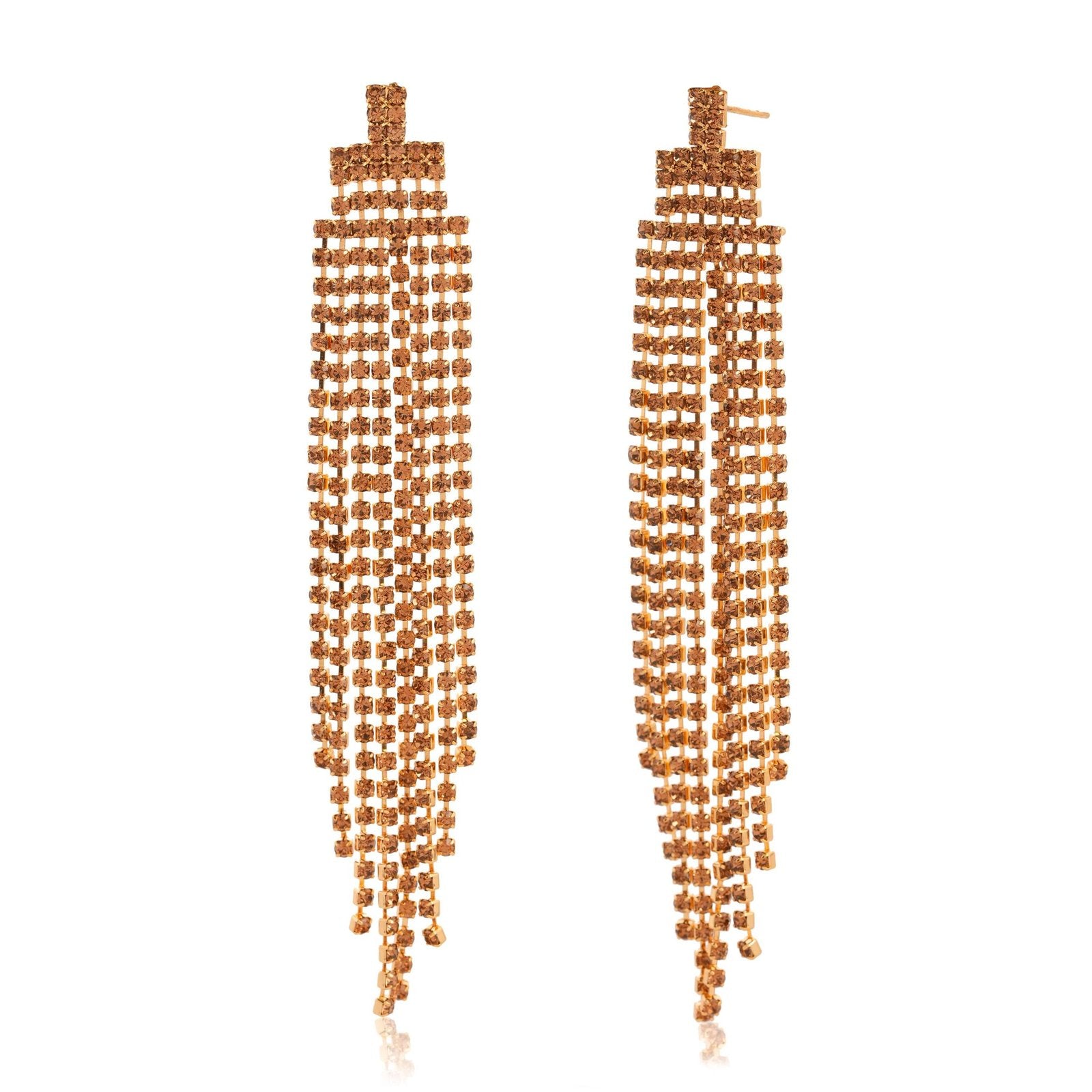 Women's Indo-Western Drop Dangles Earring With Necklace For Women Fashion Jewellery for women Artificial Earrings and Necklace For women (Golden)
