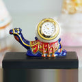 Marble camel clock