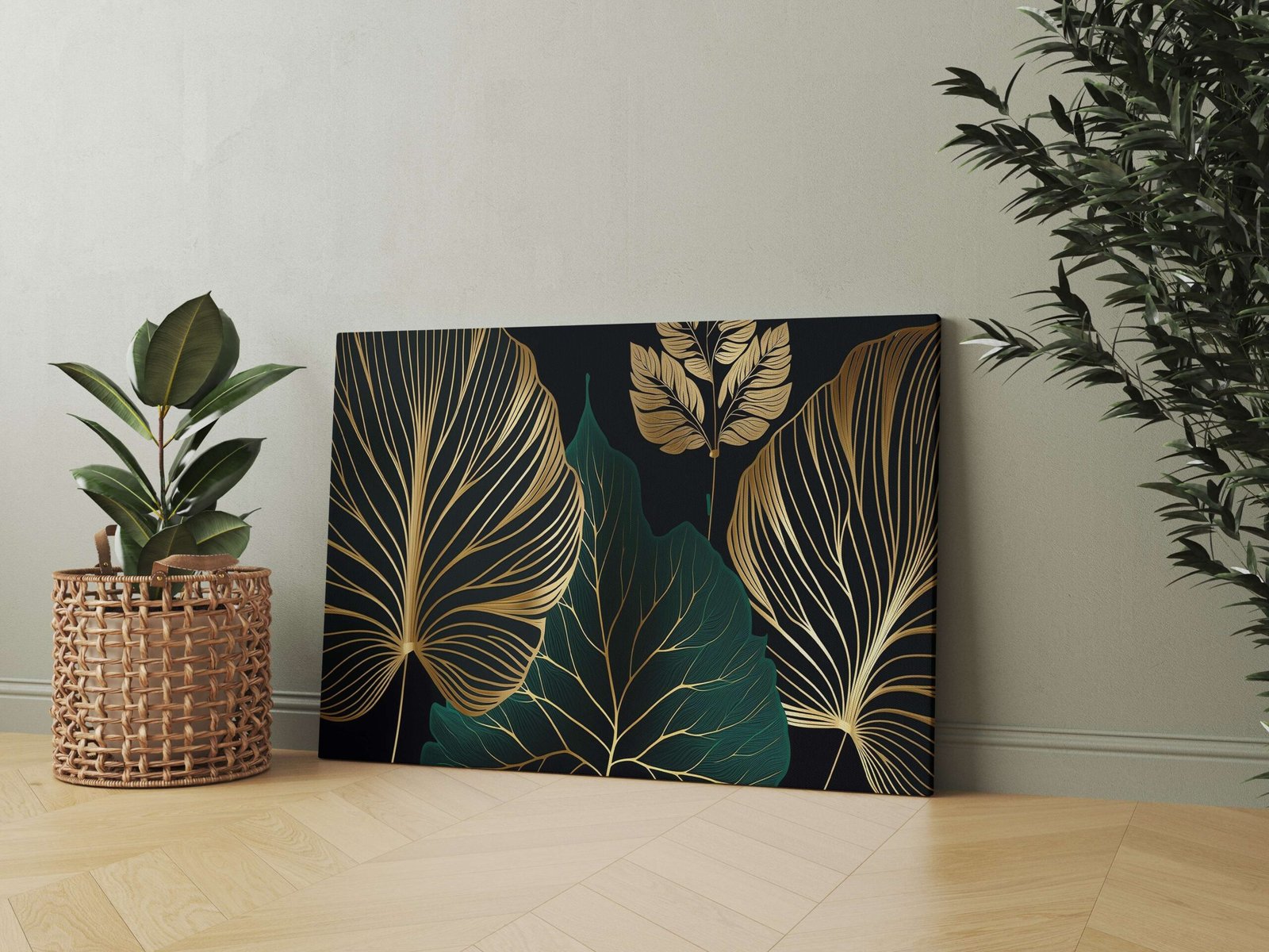 Elegant Canvas Wall Decor for Bedroom & Office