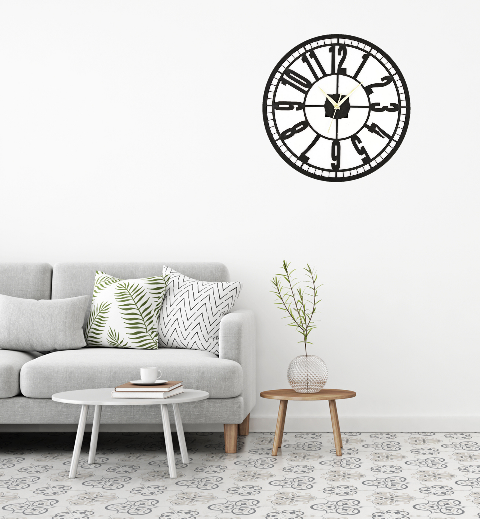 Wooden Silent Non-Ticking Wall Clock for Home Stylish Latest Designer Wall Clock for Home Living Room Bedroom Office Hall