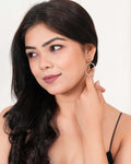 Women's Rose Gold Color Danglers Earrings for Women Party Wear