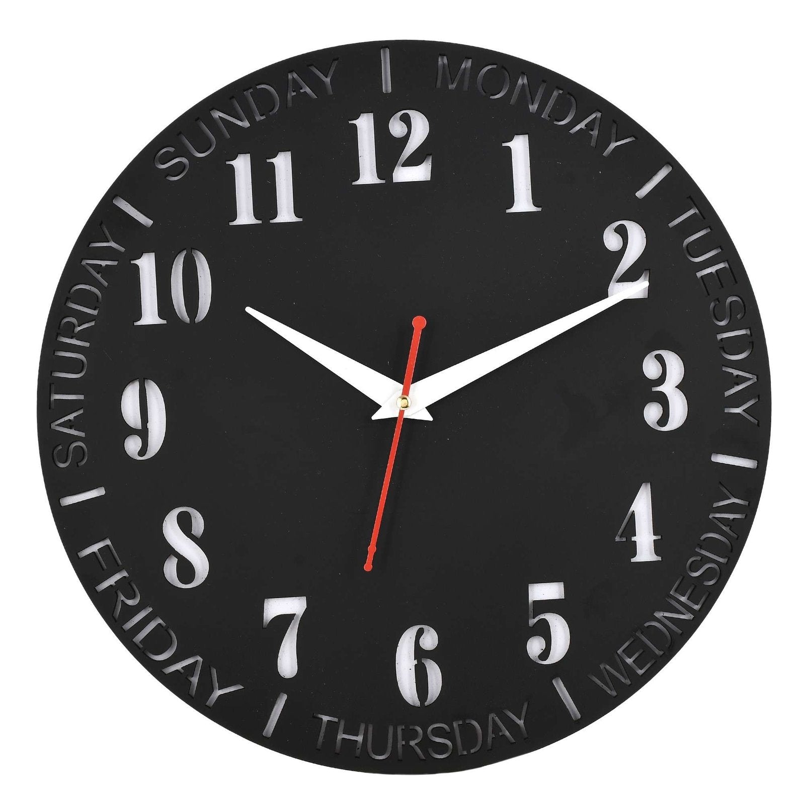 Wooden Silent Non-Ticking Wall Clock for Home Stylish Latest Designer Wall Clock for Home Living Room Bedroom Office Hall
