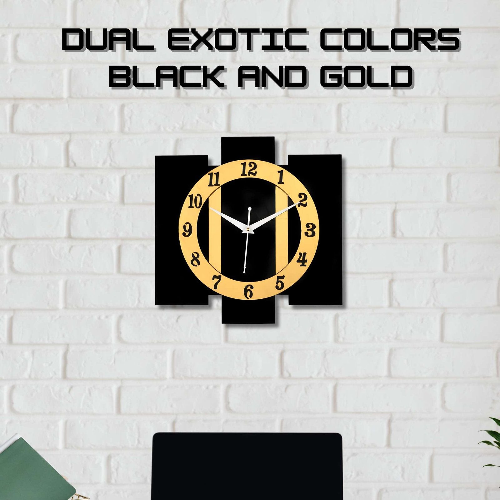 Wooden Silent Non-Ticking Wall Clock for Home Stylish Latest Designer Wall Clock for Home Living Room Bedroom Office Hall