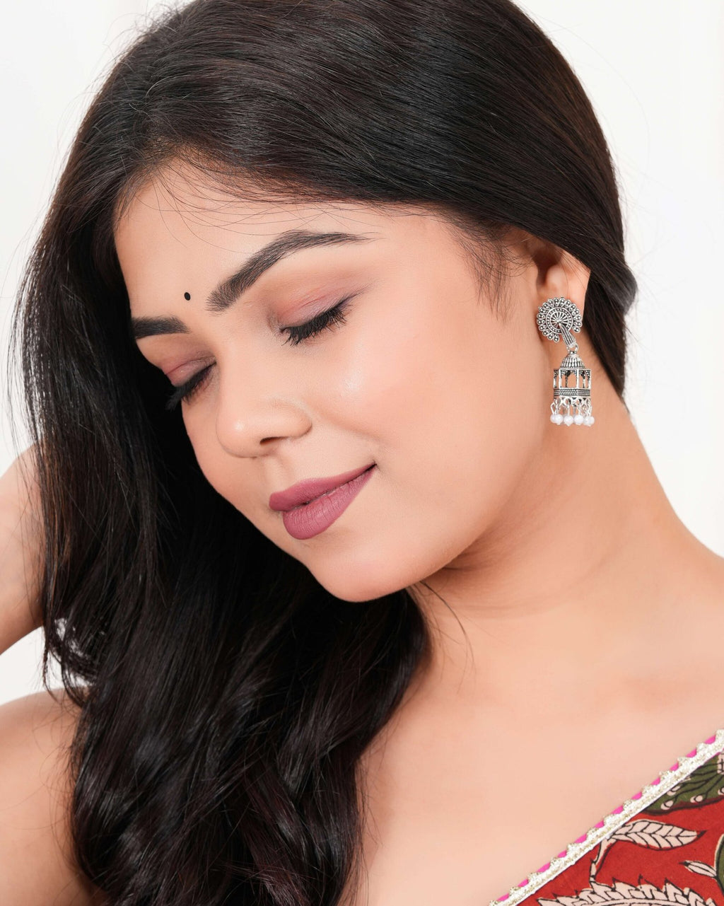 Women's Indian Bollywood Stylish AZ838-OXidised Earrings Traditional Ethnic Jhumka/Jhumki Earrings for Women - Unique Design