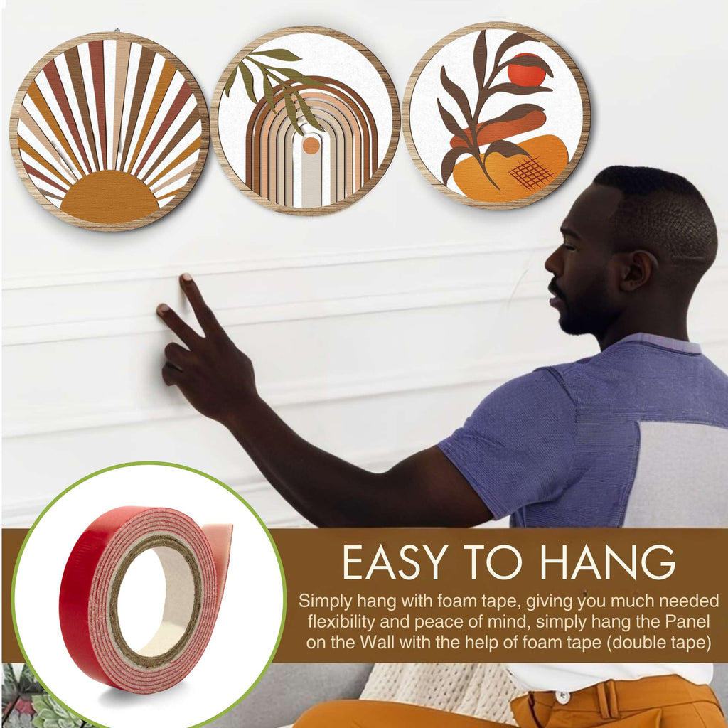5 PCS Circle Wall Painting
