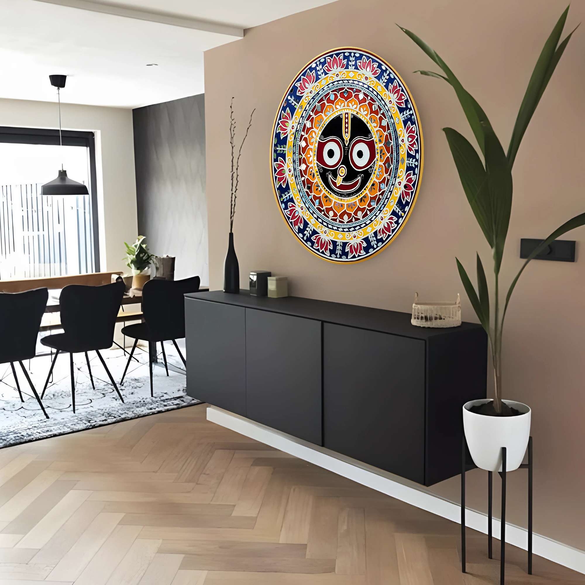 Round Wall Painting