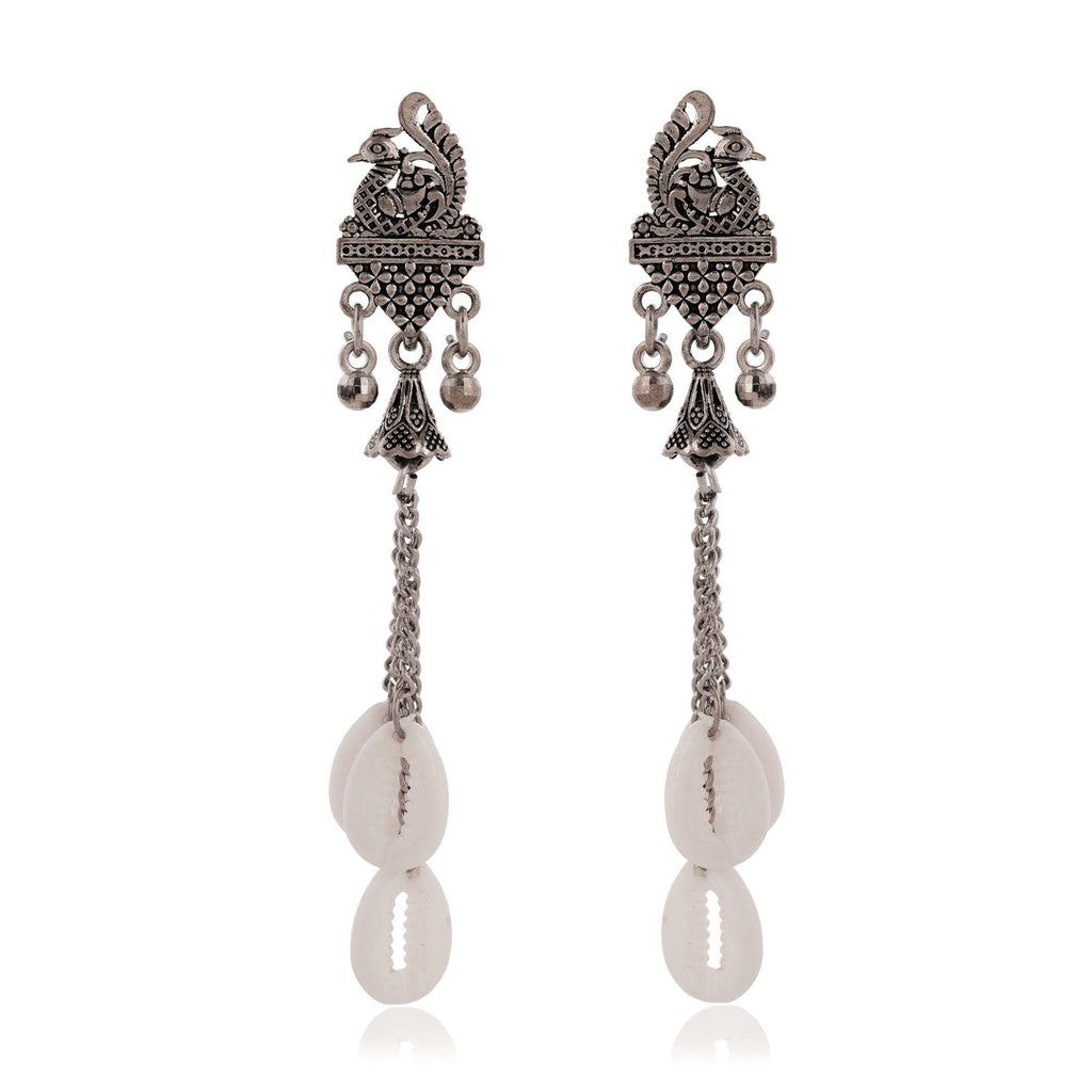 Women's Indo Western Teardrop Shaped Party Wear Ethnic Stud Earrings for Women -AZ838-OX-ER31