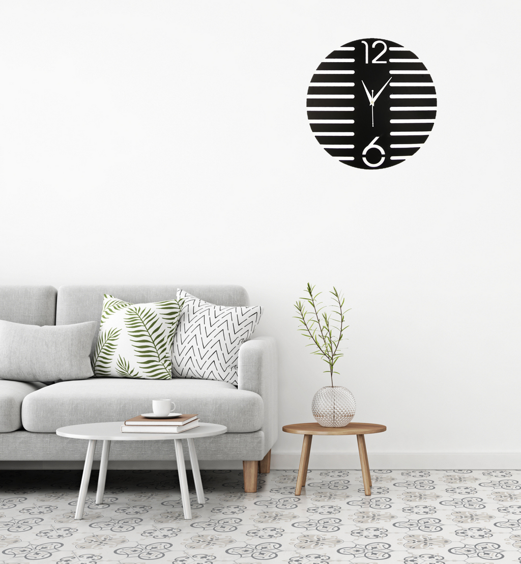 Wooden Silent Non-Ticking Wall Clock for Home Stylish Latest Designer Wall Clock for Home Living Room Bedroom Office Hall