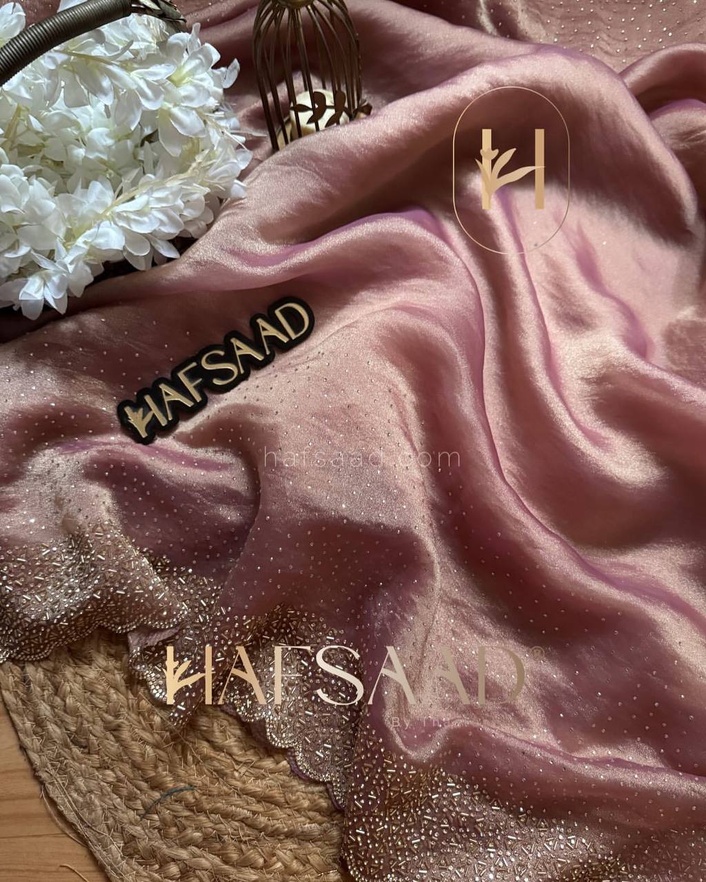 Women's Luxurious Shimmering Grey Organza Saree with Intricately Embroidered Black Blouse - Perfect for Festive & Evening Wear