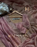 Women's Shimmering Ice Blue Georgette Saree with All-Over Diamond & Sequin Embellishments – Complete with Heavily Worked Border for Festive & Wedding Wear