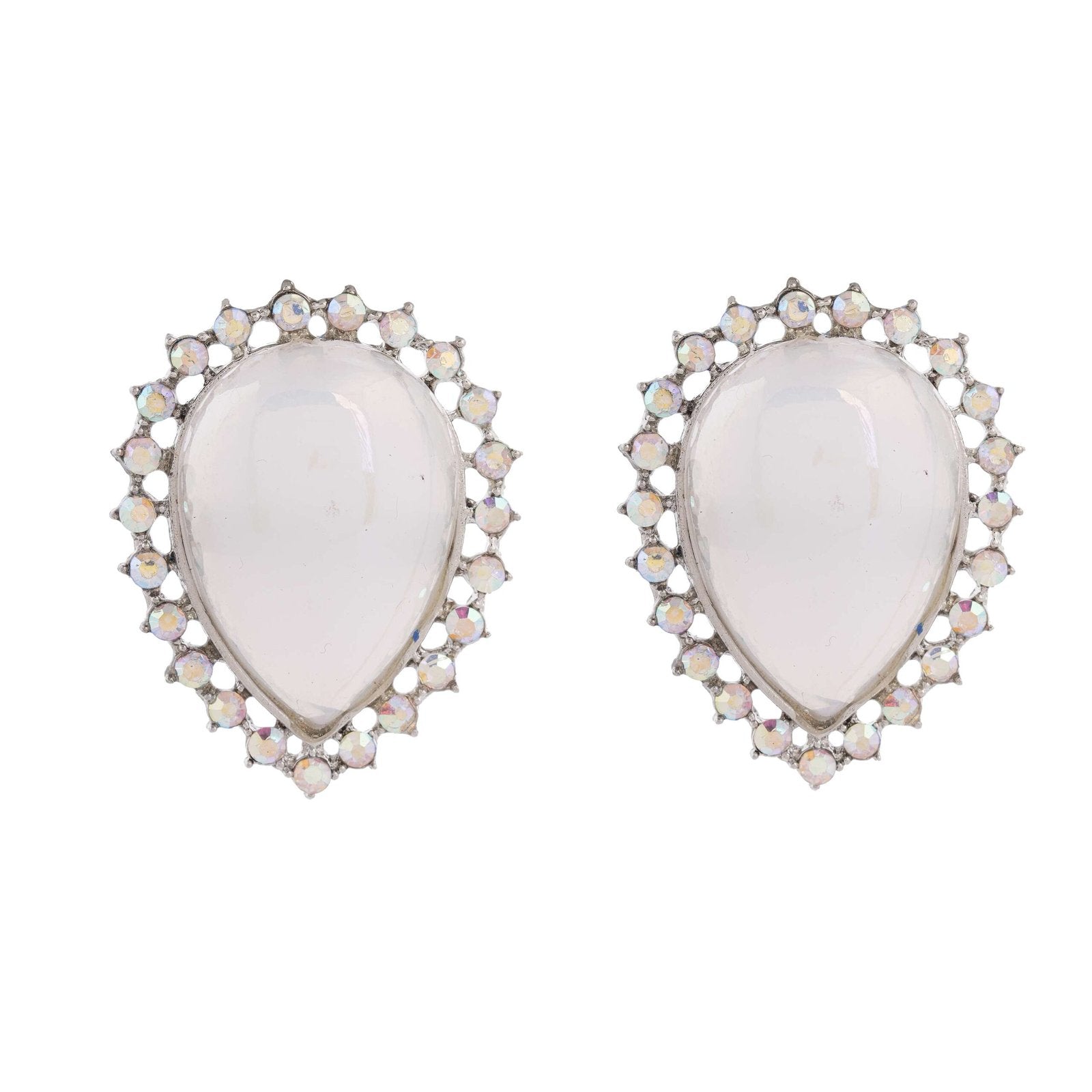 Women's Indo Western Teardrop Shaped Party Wear Ethnic Stud Earrings for Women -AZ838-OX-ER15