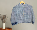 Handmade Block Print Cotton for Women ? Ethnic Floral Printed Top with Long Sleeves