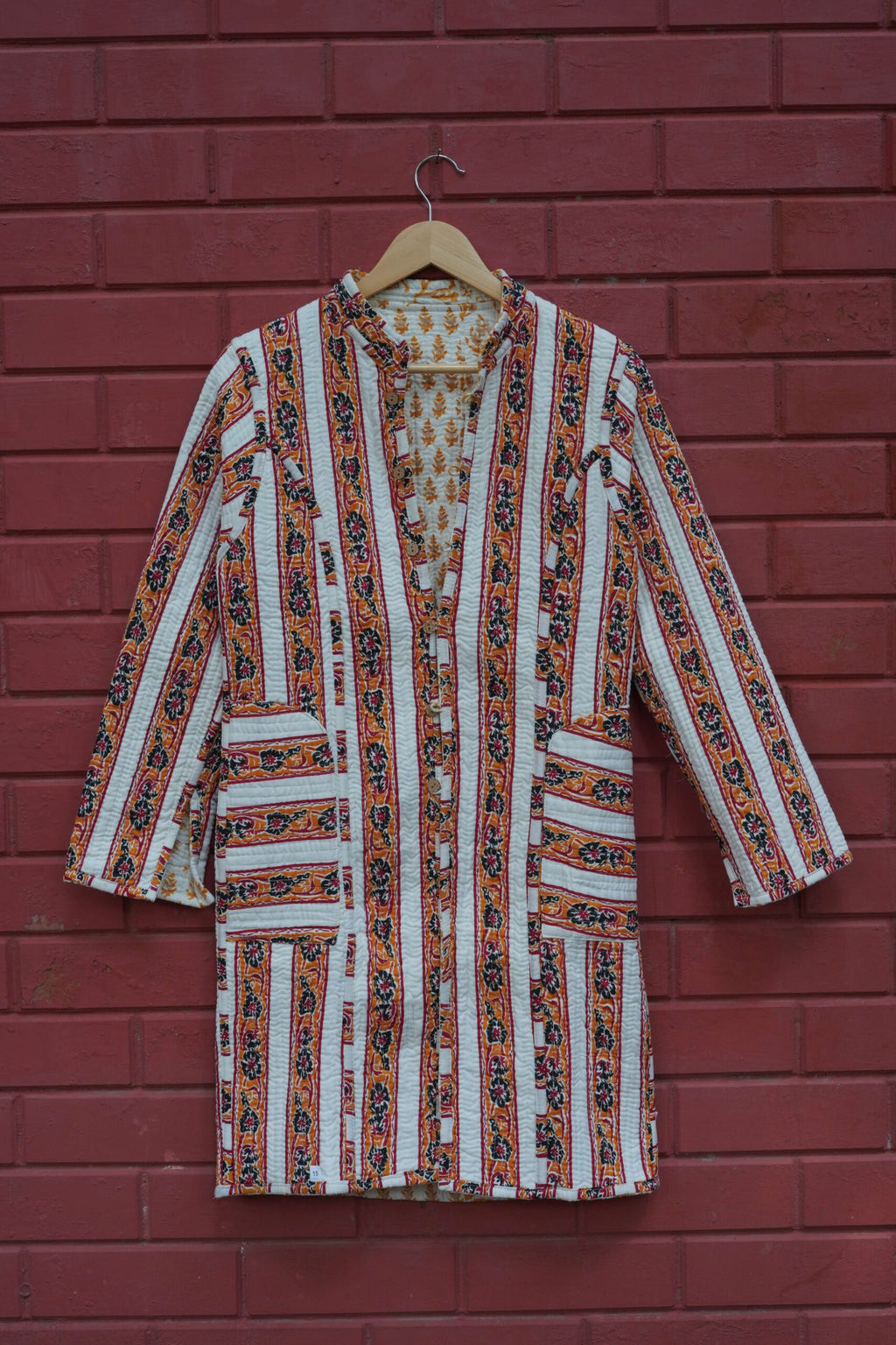Womens Multti Color Velvet Embroidered Jacket with Floral Design